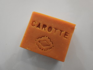 savon à la carotte