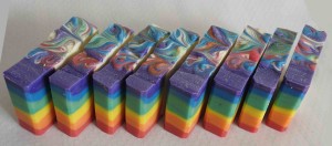 savon arc en ciel fleur 3